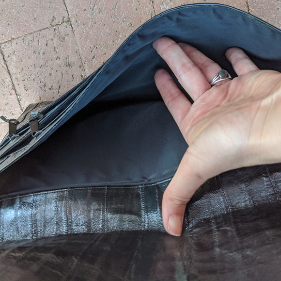 Vintage Eel Skin Clutch - Picture 2 of 7